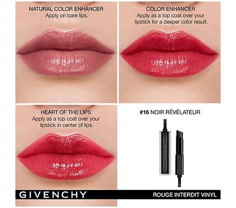 givenchy rouge interdit magic lipstick.